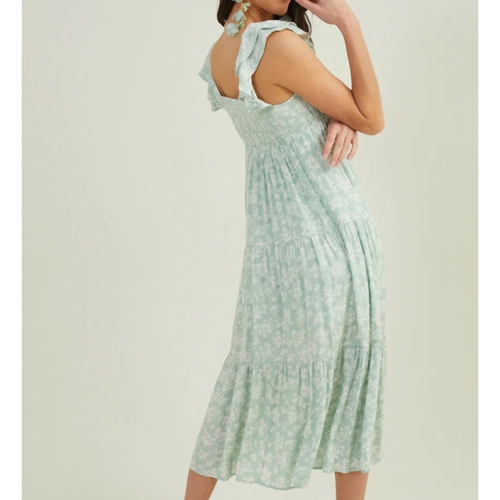Mila Floral Tiered Midi